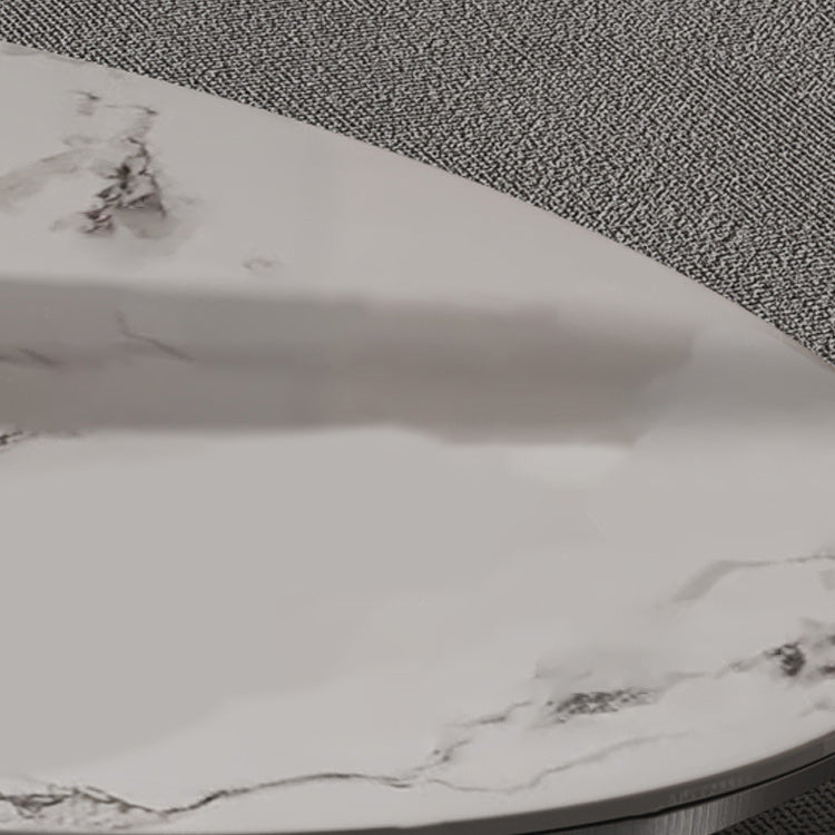 27 "breit weiße zeitgenössische Schieferglanzkaffee Cocktailtisch beenden