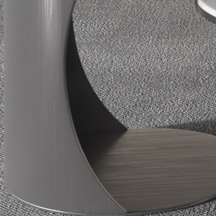 27 "breit weiße zeitgenössische Schieferglanzkaffee Cocktailtisch beenden