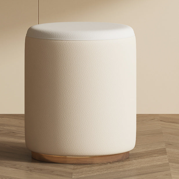 Contemporary Beige Metallic with Drawer Bedroom Makeup Vanity Desk