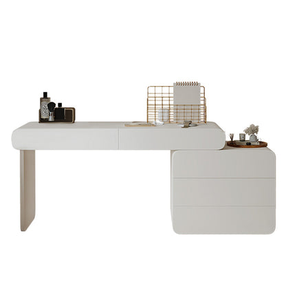 Brachette de vanité en bois à chambre à coucher éclairé blanc éclairé blanc contemporain