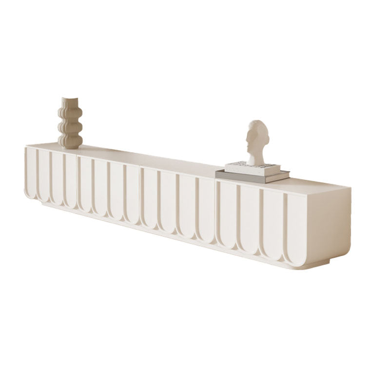 Scandinavian TV Media Console with Rectangle Top for Living Room