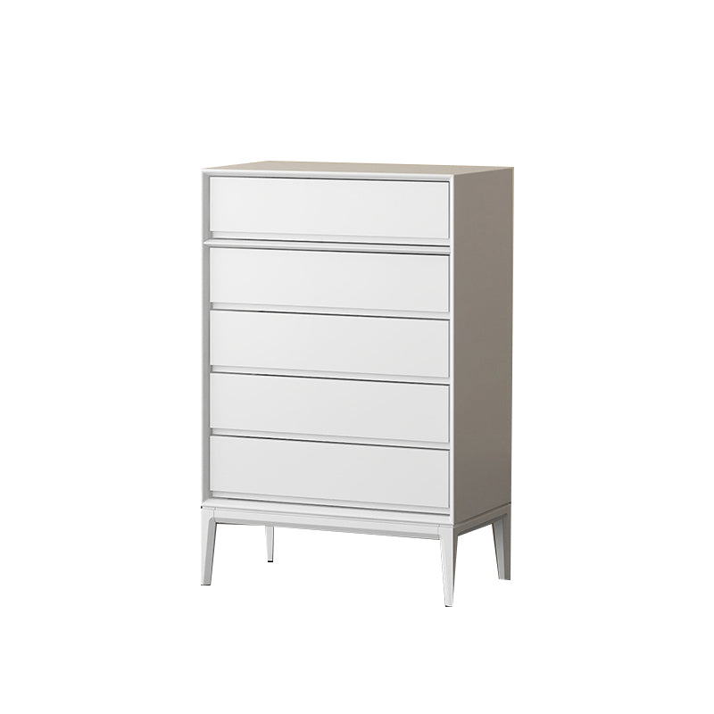 Moderno cassa di stoccaggio in legno verticale con cassetti a chiusura morbida per la casa