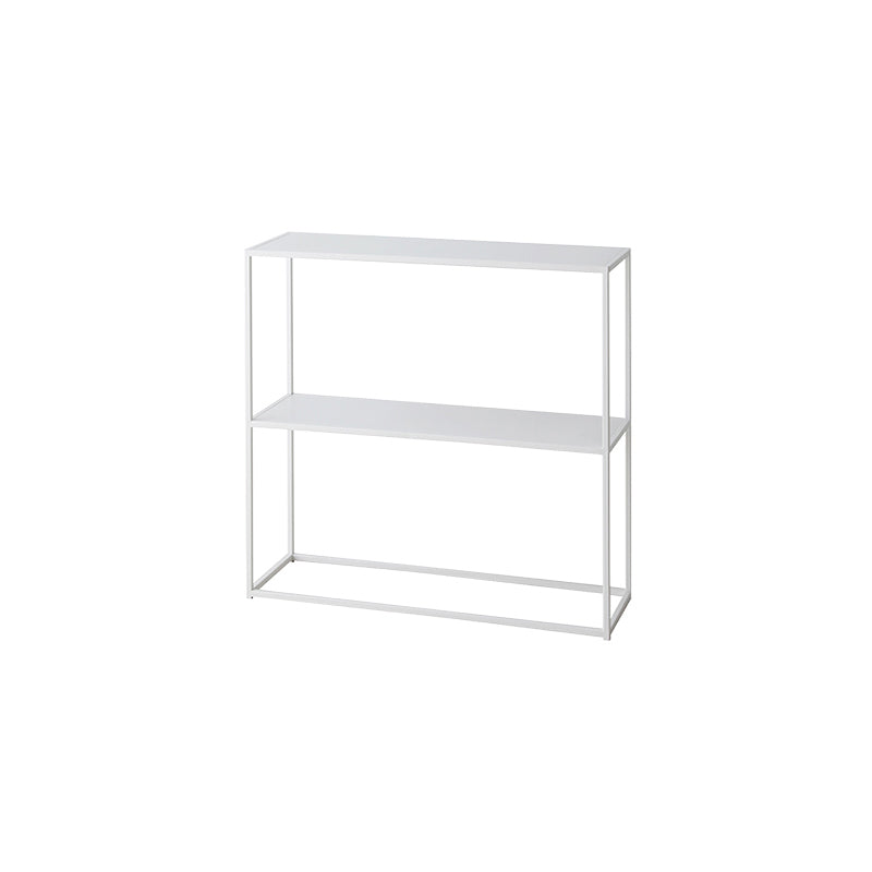 Contemporary Iron Console Accent Table with Shelves for Hall 31"L x 12"W x 33"H White Clearhalo 'Console Tables' 'console_tables' 'Entry & Mudroom Furniture' 'furn' 'furn_console_tables' 'Furniture' 7829743