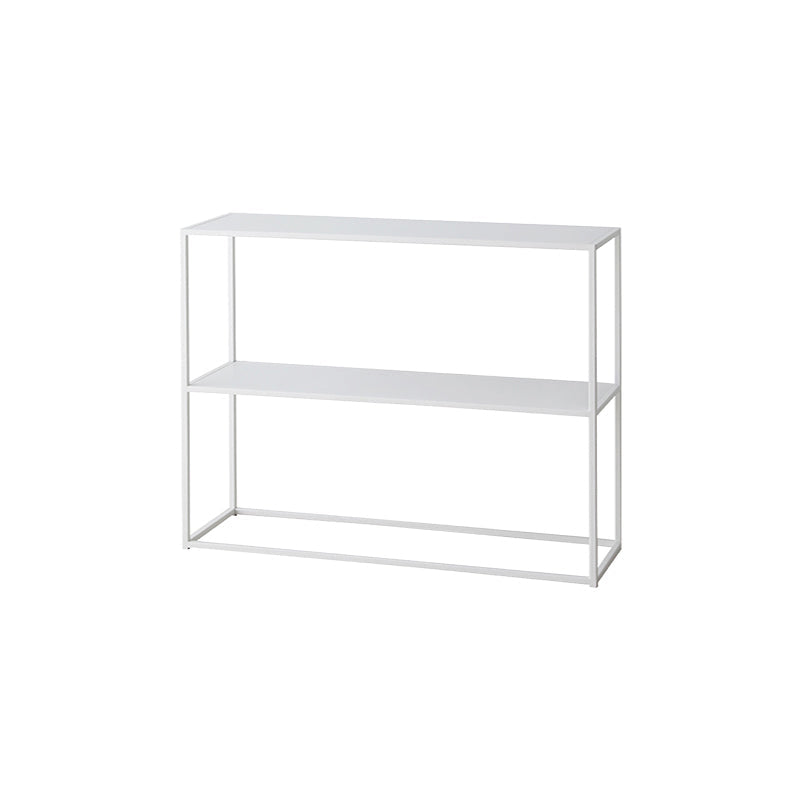 Contemporary Iron Console Accent Table with Shelves for Hall 47"L x 12"W x 33"H White Clearhalo 'Console Tables' 'console_tables' 'Entry & Mudroom Furniture' 'furn' 'furn_console_tables' 'Furniture' 7829746