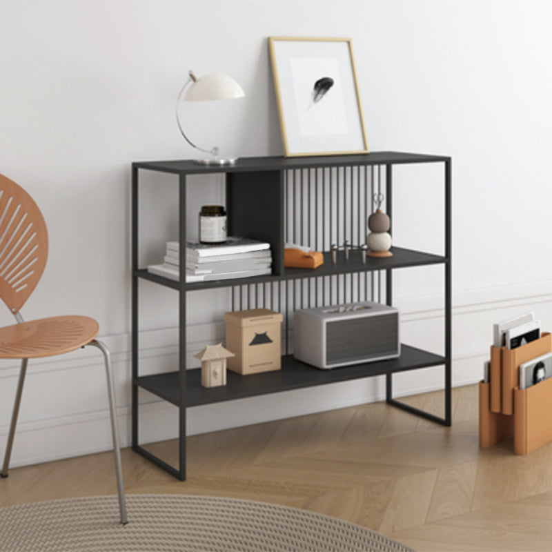 Contemporary Iron Console Accent Table with Shelves for Hall Clearhalo 'Console Tables' 'console_tables' 'Entry & Mudroom Furniture' 'furn' 'furn_console_tables' 'Furniture' 7829747