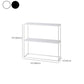 Contemporary Iron Console Accent Table with Shelves for Hall Clearhalo 'Console Tables' 'console_tables' 'Entry & Mudroom Furniture' 'furn' 'furn_console_tables' 'Furniture' 7829769