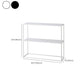 Contemporary Iron Console Accent Table with Shelves for Hall Clearhalo 'Console Tables' 'console_tables' 'Entry & Mudroom Furniture' 'furn' 'furn_console_tables' 'Furniture' 7829770
