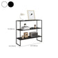Contemporary Iron Console Accent Table with Shelves for Hall Clearhalo 'Console Tables' 'console_tables' 'Entry & Mudroom Furniture' 'furn' 'furn_console_tables' 'Furniture' 7829778
