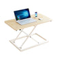 Rectangular Shaped Standing Desk Converter Folding Wood for Office