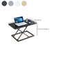 Rectangular Shaped Standing Desk Converter Folding Wood for Office