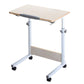 Modern Standing Desk Wooden Rectangular Writing Desk with Caster Wheel Natural Clearhalo 'furn' 'furn_office_desk' 'Furniture' 'Office Desks' 'Office Furniture' 'office_desk' 7829943