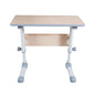Modern Standing Desk Wooden Rectangular Writing Desk with Caster Wheel 31.5"L x 20"W x 22"H Natural Clearhalo 'furn' 'furn_office_desk' 'Furniture' 'Office Desks' 'Office Furniture' 'office_desk' 7829953
