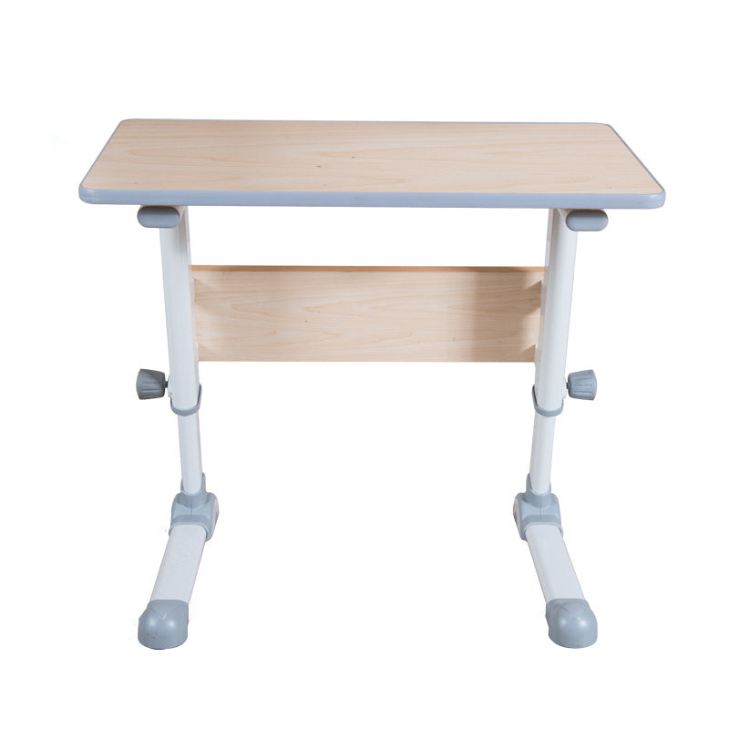 Modern Standing Desk Wooden Rectangular Writing Desk with Caster Wheel 31.5"L x 20"W x 22"H Natural Clearhalo 'furn' 'furn_office_desk' 'Furniture' 'Office Desks' 'Office Furniture' 'office_desk' 7829953