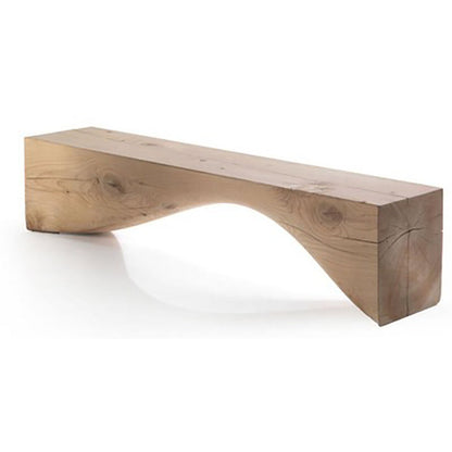 Modern Backless Seating Bench Rectangle Pine Wood Seating Bench Natural Clearhalo 'Benches' 'Chairs & Seating' 'furn' 'furn_benches' 'Furniture' 'Living Room Furniture' 7830884