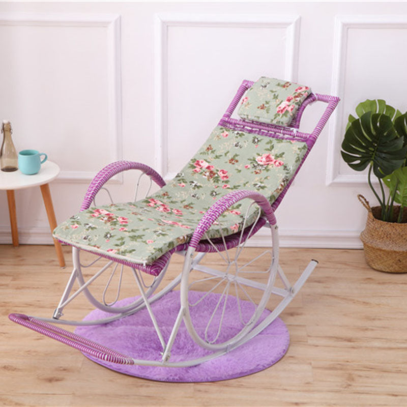 Mid Century Modern Style Rocking Chair Single Indoor Rocking Chair with Cushion Clearhalo 'Chairs & Seating' 'furn' 'furn_rocking_chairs' 'Furniture' 'Living Room Furniture' 'Rocking Chairs' 'rocking_chairs' 7831016