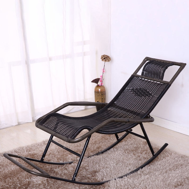 Mid Century Modern Style Rocking Chair Single Indoor Rocking Chair with Cushion Clearhalo 'Chairs & Seating' 'furn' 'furn_rocking_chairs' 'Furniture' 'Living Room Furniture' 'Rocking Chairs' 'rocking_chairs' 7831021