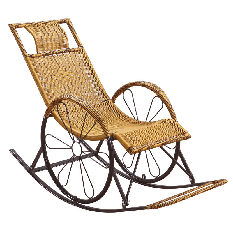 Mid Century Modern Style Rocking Chair Single Indoor Rocking Chair with Cushion Clearhalo 'Chairs & Seating' 'furn' 'furn_rocking_chairs' 'Furniture' 'Living Room Furniture' 'Rocking Chairs' 'rocking_chairs' 7831025