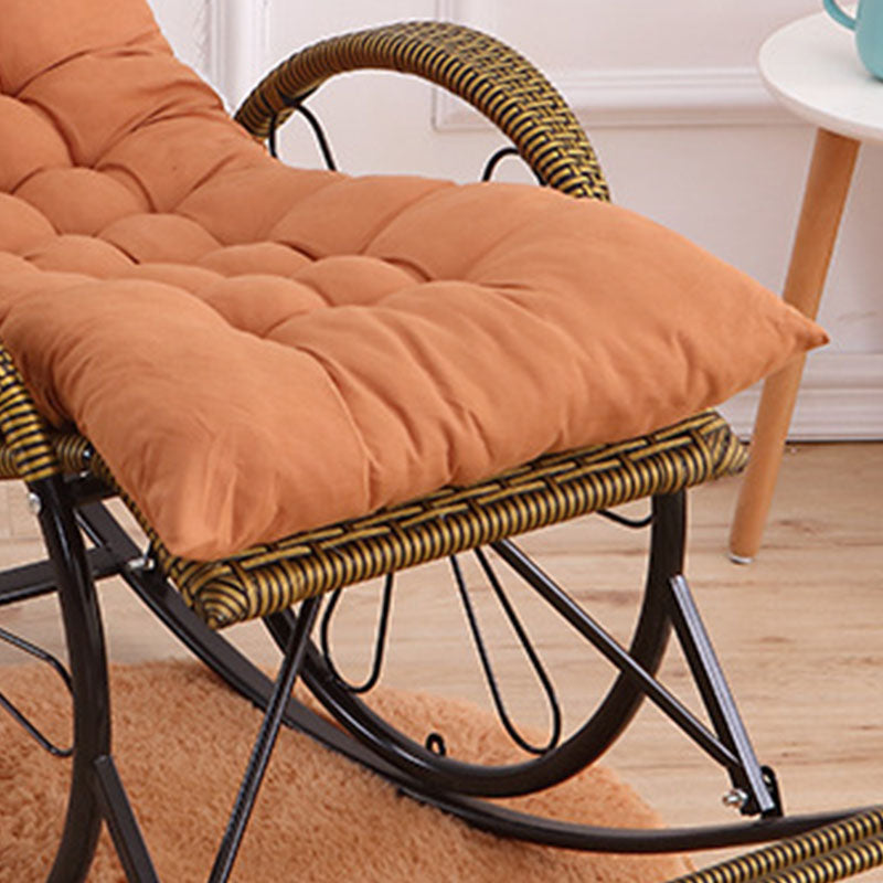 Mid Century Modern Style Rocking Chair Single Indoor Rocking Chair with Cushion Clearhalo 'Chairs & Seating' 'furn' 'furn_rocking_chairs' 'Furniture' 'Living Room Furniture' 'Rocking Chairs' 'rocking_chairs' 7831031