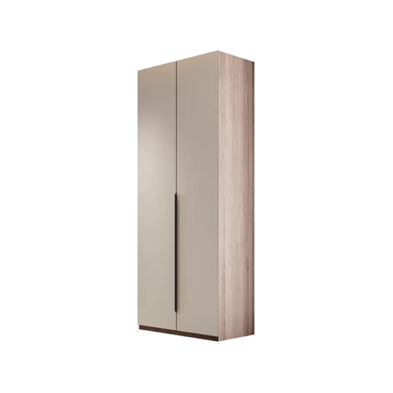 Hinged Storage Cabinet Modern Wardrobe Armoire with Garment Rod Armoire Clearhalo 'Armoires & Wardrobes' 'armoires_wardrobes' 'Bedroom Furniture' 'furn' 'furn_armoires_wardrobes' 'Furniture' 7831153