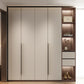 Hinged Storage Cabinet Modern Wardrobe Armoire with Garment Rod Clearhalo 'Armoires & Wardrobes' 'armoires_wardrobes' 'Bedroom Furniture' 'furn' 'furn_armoires_wardrobes' 'Furniture' 7831154