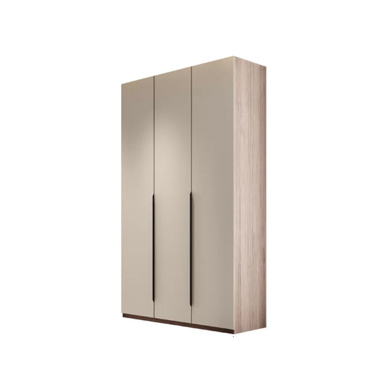 Hinged Storage Cabinet Modern Wardrobe Armoire with Garment Rod Armoire 47"L x 22"W x 94.5"H Clearhalo 'Armoires & Wardrobes' 'armoires_wardrobes' 'Bedroom Furniture' 'furn' 'furn_armoires_wardrobes' 'Furniture' 7831158