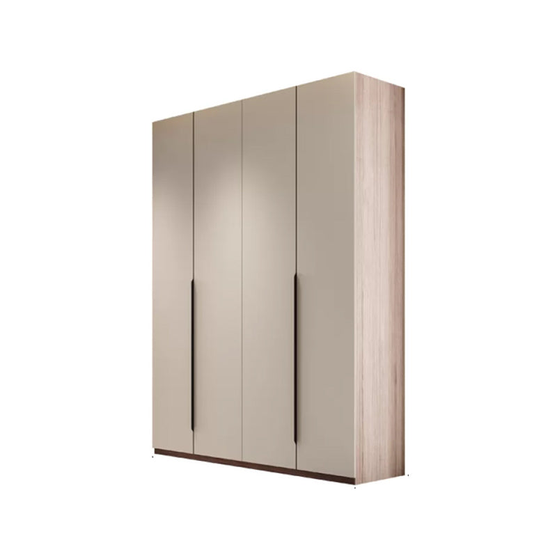 Hinged Storage Cabinet Modern Wardrobe Armoire with Garment Rod Armoire Clearhalo 'Armoires & Wardrobes' 'armoires_wardrobes' 'Bedroom Furniture' 'furn' 'furn_armoires_wardrobes' 'Furniture' 7831160