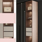 Hinged Storage Cabinet Modern Wardrobe Armoire with Garment Rod Clearhalo 'Armoires & Wardrobes' 'armoires_wardrobes' 'Bedroom Furniture' 'furn' 'furn_armoires_wardrobes' 'Furniture' 7831161