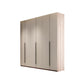 Hinged Storage Cabinet Modern Wardrobe Armoire with Garment Rod Armoire Clearhalo 'Armoires & Wardrobes' 'armoires_wardrobes' 'Bedroom Furniture' 'furn' 'furn_armoires_wardrobes' 'Furniture' 7831163