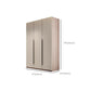 Hinged Storage Cabinet Modern Wardrobe Armoire with Garment Rod Clearhalo 'Armoires & Wardrobes' 'armoires_wardrobes' 'Bedroom Furniture' 'furn' 'furn_armoires_wardrobes' 'Furniture' 7831179