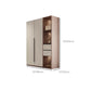 Hinged Storage Cabinet Modern Wardrobe Armoire with Garment Rod Clearhalo 'Armoires & Wardrobes' 'armoires_wardrobes' 'Bedroom Furniture' 'furn' 'furn_armoires_wardrobes' 'Furniture' 7831194