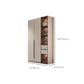 Hinged Storage Cabinet Modern Wardrobe Armoire with Garment Rod Clearhalo 'Armoires & Wardrobes' 'armoires_wardrobes' 'Bedroom Furniture' 'furn' 'furn_armoires_wardrobes' 'Furniture' 7831199