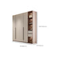 Hinged Storage Cabinet Modern Wardrobe Armoire with Garment Rod Clearhalo 'Armoires & Wardrobes' 'armoires_wardrobes' 'Bedroom Furniture' 'furn' 'furn_armoires_wardrobes' 'Furniture' 7831201