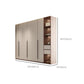 Hinged Storage Cabinet Modern Wardrobe Armoire with Garment Rod Clearhalo 'Armoires & Wardrobes' 'armoires_wardrobes' 'Bedroom Furniture' 'furn' 'furn_armoires_wardrobes' 'Furniture' 7831203
