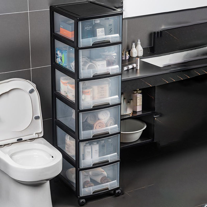 Archivo de acrílico moderno con cajones para el hogar y la oficina