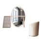 Moderne avec tiroir chambre miroir métallique avec coiffeuse tabouret