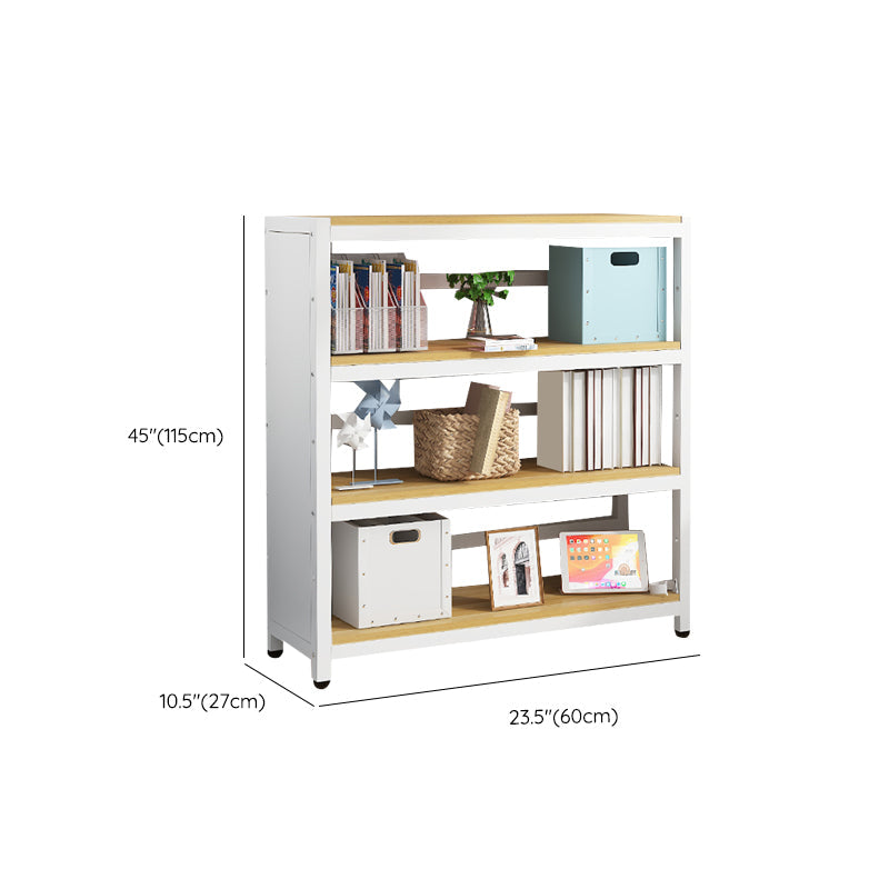 Modernes Holz Open Back Regal Bücherregale Regale für Home Office enthalten