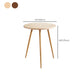 Contemporary Round and Wooden Square Dining Table for 2 People Clearhalo 'Dining Tables & Seating' 'Dining Tables' 'dining_table' 'furn' 'furn_dining_table' 'Furniture' 'Kitchen & Dining Furniture' 7836965
