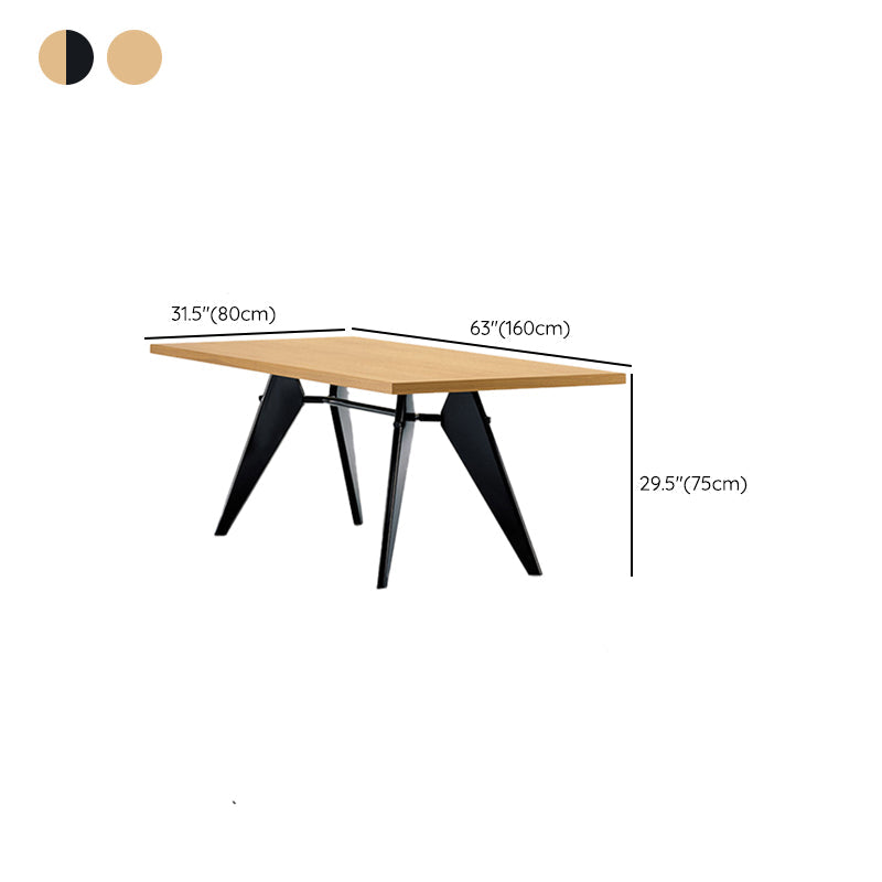 Moderno set da pranzo 1/2/3 PC con tavolo in legno di quercia e sedie in legno