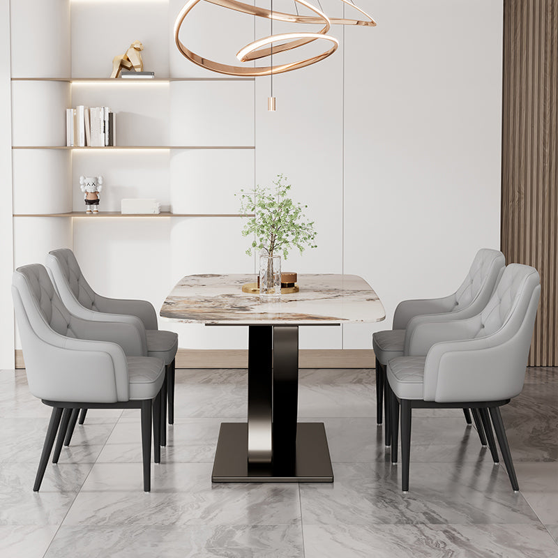 Parsons de style contemporain Parsons Parsons Dining Sircy Attouf avec des jambes en métal