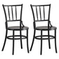 Contemporary Dining Room Solid Wood Open Back Dining Side Chair
