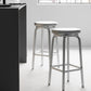 Contemporary Backless Metal Counter Stool with 4 Legs for Dining Room Clearhalo 'Bar Furniture' 'Bar Stools' 'bar_stools' 'furn' 'furn_bar_stools' 'Furniture' 'Kitchen & Dining Furniture' 7838370