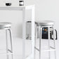 Contemporary Backless Metal Counter Stool with 4 Legs for Dining Room Clearhalo 'Bar Furniture' 'Bar Stools' 'bar_stools' 'furn' 'furn_bar_stools' 'Furniture' 'Kitchen & Dining Furniture' 7838371