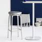 Contemporary Backless Metal Counter Stool with 4 Legs for Dining Room Clearhalo 'Bar Furniture' 'Bar Stools' 'bar_stools' 'furn' 'furn_bar_stools' 'Furniture' 'Kitchen & Dining Furniture' 7838383