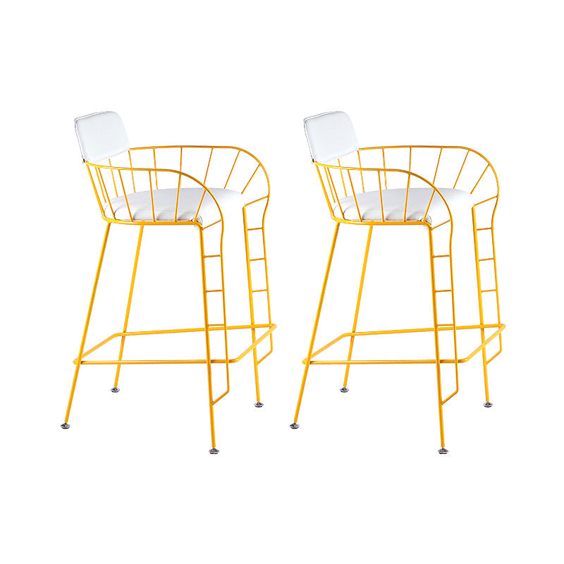 Eigentijdse 39 "hoogtebackstrest tegenstoel met lederen kussen