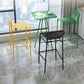 Contemporary Style 1/2/3/4 Pieces Meta Square Bar Table Set for Indoor