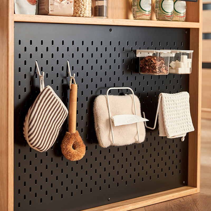 Stone Top Rectangle Kitchen Island Table with Rubberwood Base