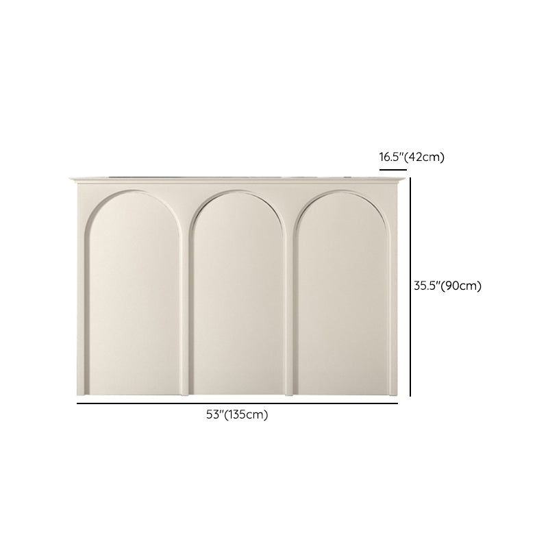 Modernism Wood Sideboard Table White Server Cabinets Included for Living Room Clearhalo 'buffet_sideboard' 'Buffets & Sideboards' 'furn' 'furn_buffet_sideboard' 'Furniture' 'Kitchen & Dining Furniture' 7838938