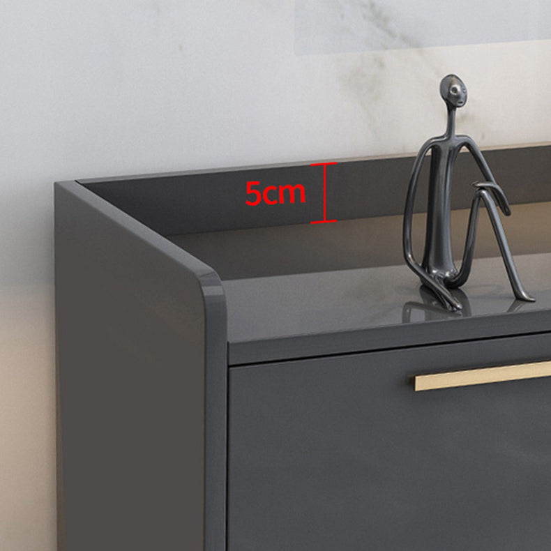 Modern Style Glass Doors Buffet Sideboard Engineered Wood Credenza Clearhalo 'buffet_sideboard' 'Buffets & Sideboards' 'furn' 'furn_buffet_sideboard' 'Furniture' 'Kitchen & Dining Furniture' 7838996