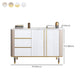 Glam Style Stone Buffet Stand Engineered Wood Buffet Sideboard with 3-Drawer Clearhalo 'buffet_sideboard' 'Buffets & Sideboards' 'furn' 'furn_buffet_sideboard' 'Furniture' 'Kitchen & Dining Furniture' 7839026