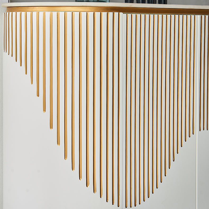 Estantería ajustable aparador blanco gabinete diseñada de madera credenza